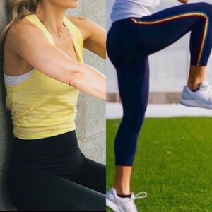 Zyia leggings navy xs and tank xs